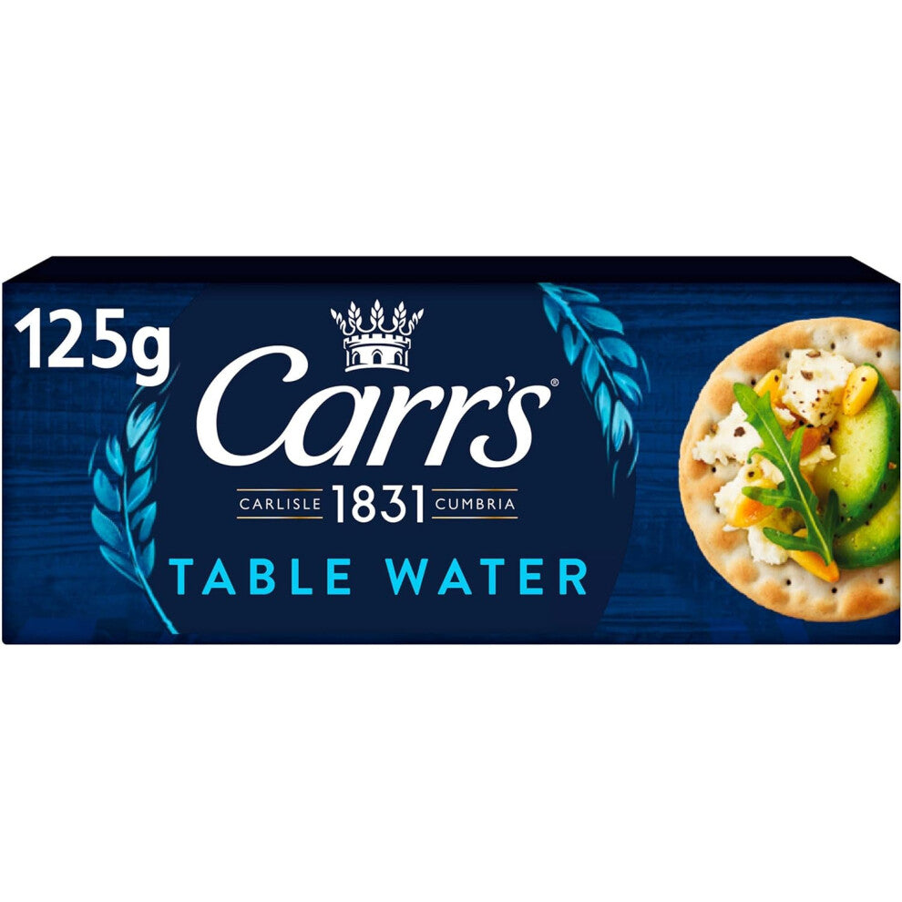 (Pack Of 6) Carr's Table Water Crackers 125g