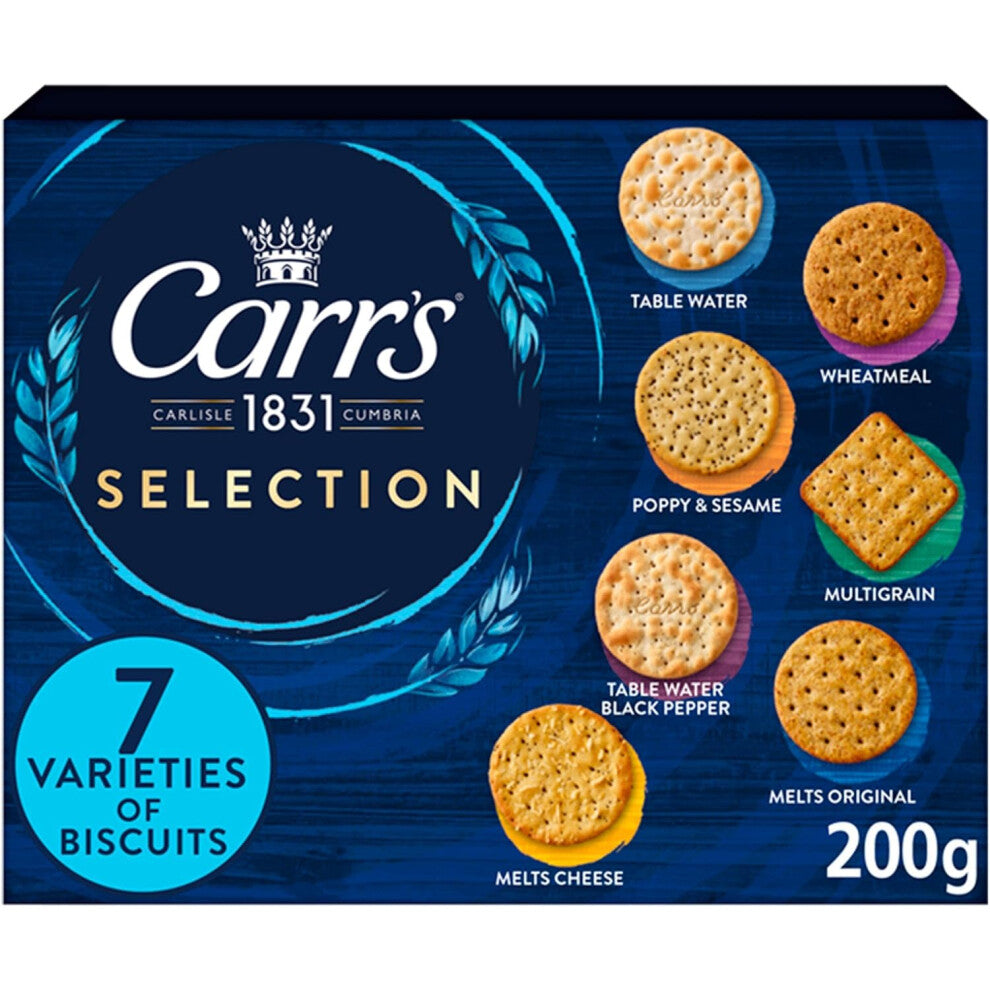 (Pack Of 6) Carr's Cracker Selection 200g
