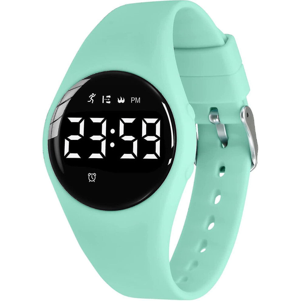 Kids Watch, Teenager Boy Watch Digital Sport Fitness Tracker, With Alarm-chronograph-waterproof For Boy Girl Gift 5-16 Years Old(light Green)