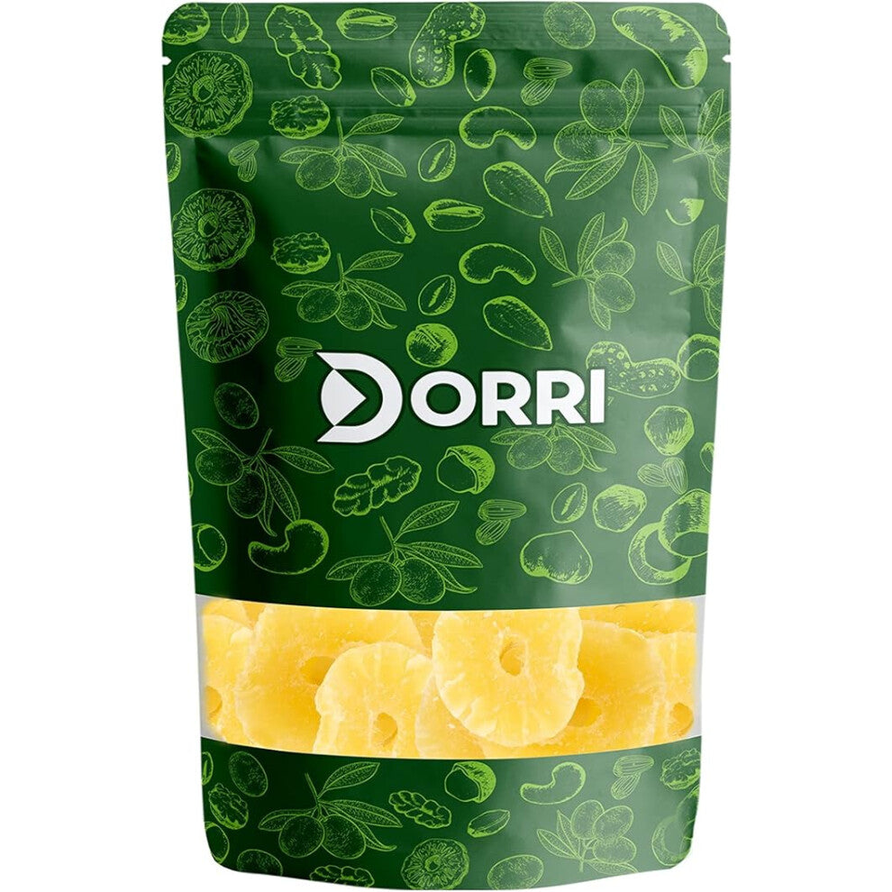 Dorri Pineapple Rings Crystallised 1kg Premium Quality Dried Fruit Dried Pineapple Slices Dried Pineapple Rings Dried Pineapple Cocktails 150g to 5kg
