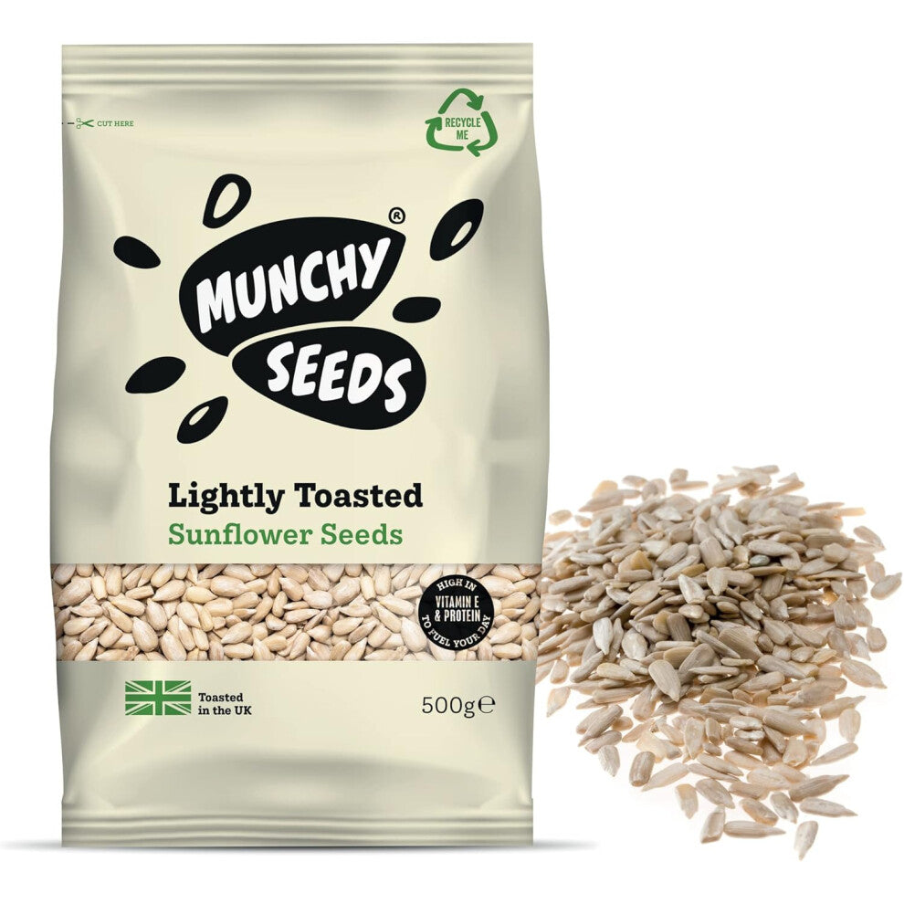 Munchy Seeds Lightly Toasted SUNFLOWER SEEDS, Source of Protein