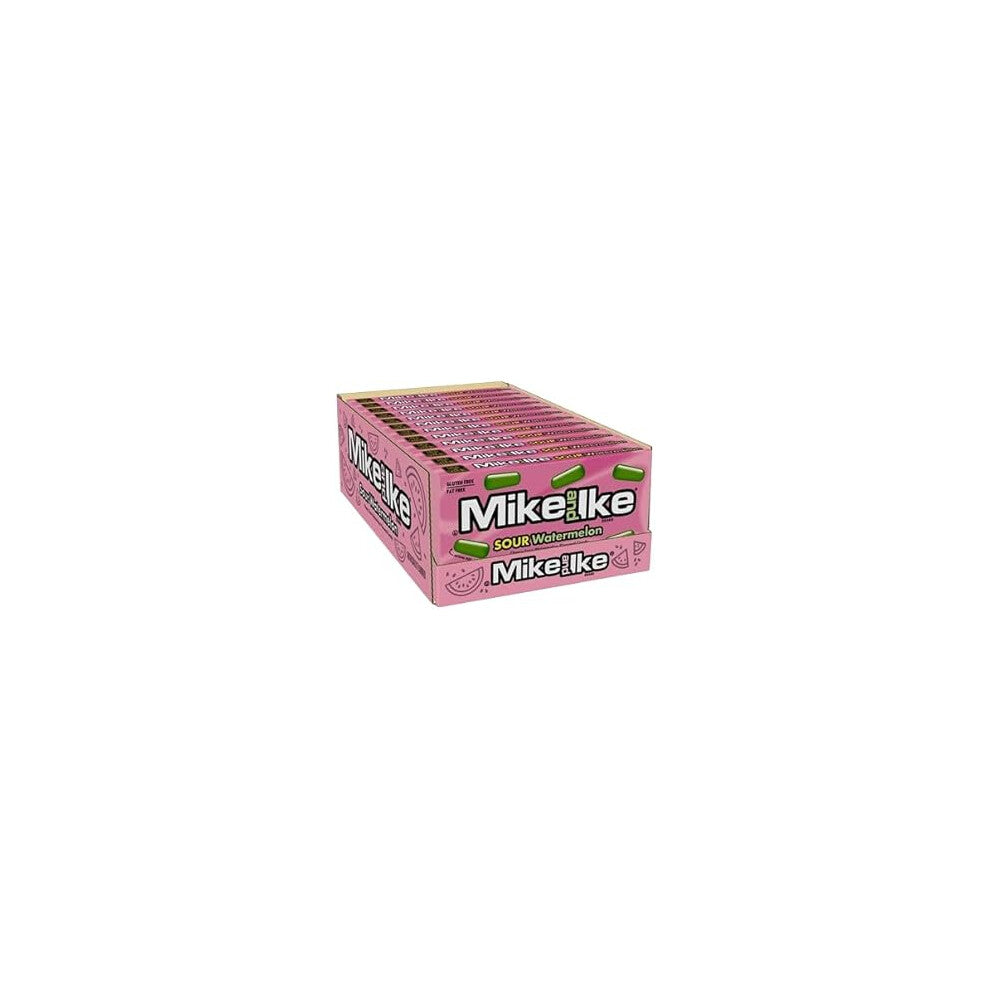 Mike & Ike Sour Watermelon Candy - Pack of 12 Perfect Gift Option