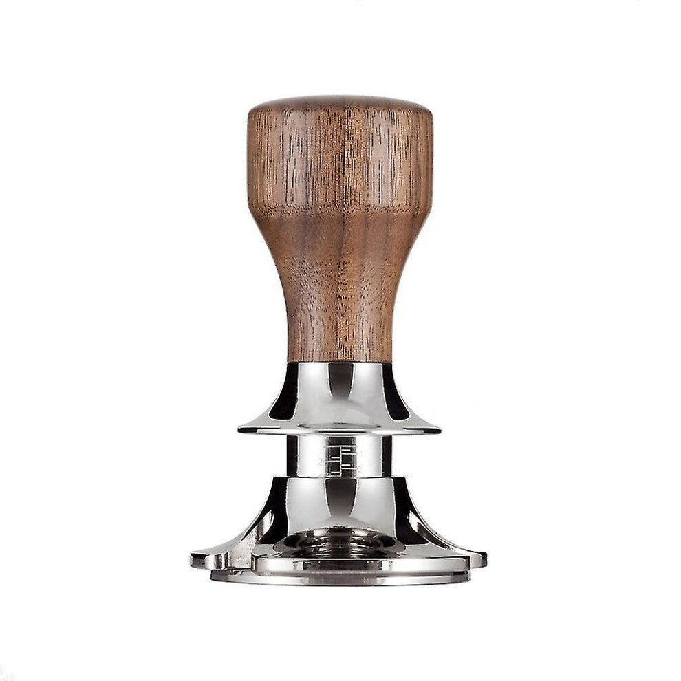 (wood) Coffee Tamper Powder Hammer Coffee Accessories Pressed Powder With Anti Pressure Deviation Design Adjustable Depth Design58mm