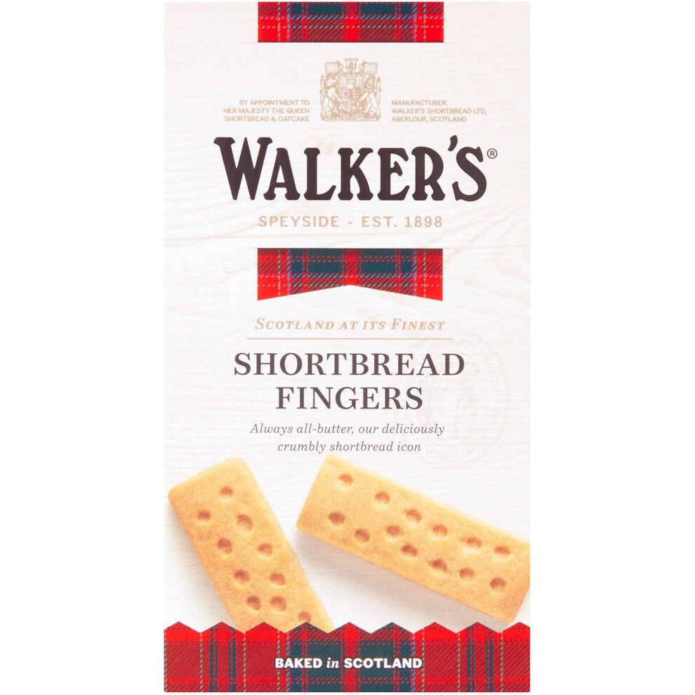 ( Pack Of 4) Walkers Shortbread Biscuits Fingers x10 160g