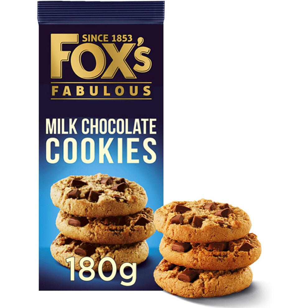 (Pack Of 2) Fox's Biscuits Milk Chocolate Cookies 180g