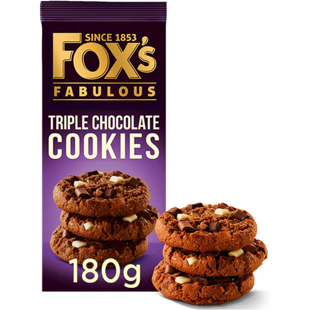 (Pack Of 6) Fox's Biscuits Chunkie Chocolate Cookies 180g