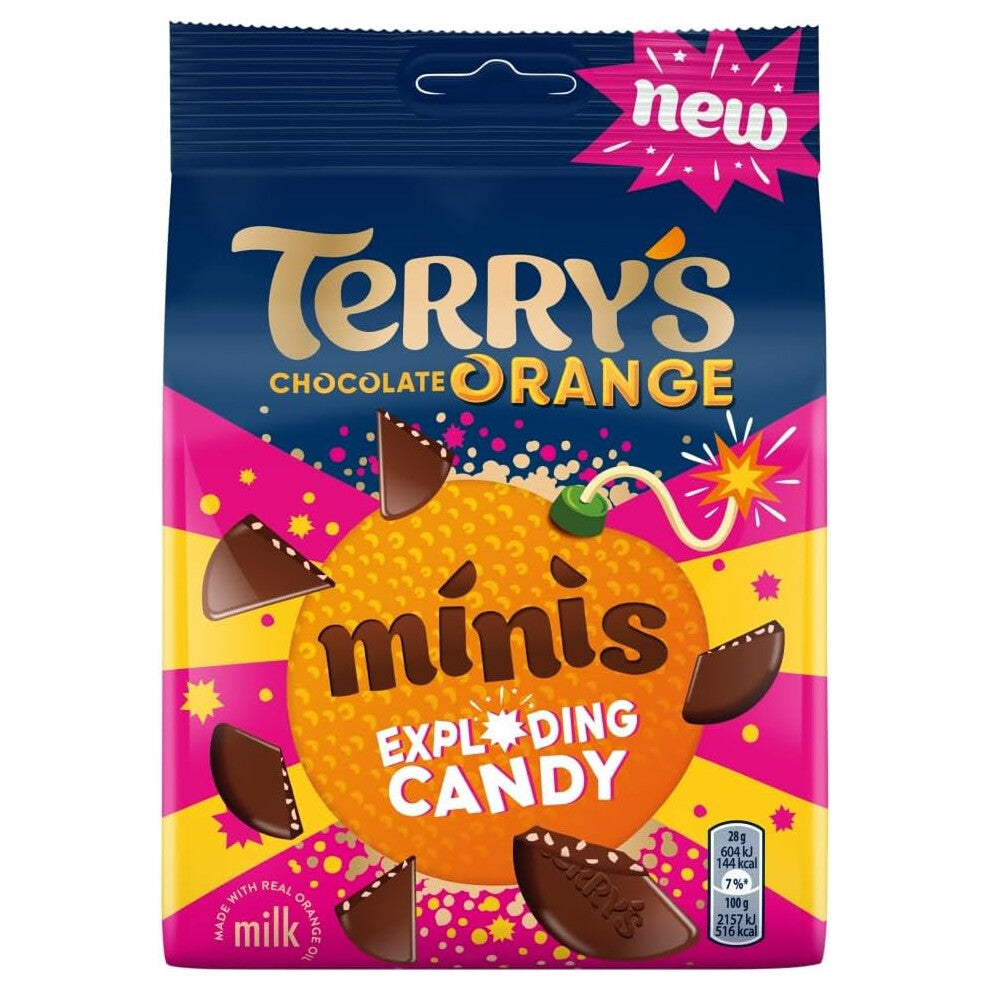 Terry's Chocolate Orange Minis Exploding Candy 105g