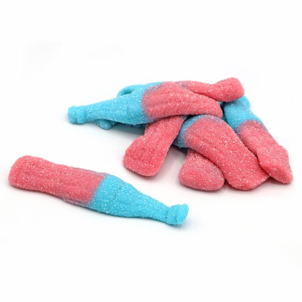 Candy Realms Giant Fizzy Bubblegum Bottles 1.02KG Tub - Gummy Sweets
