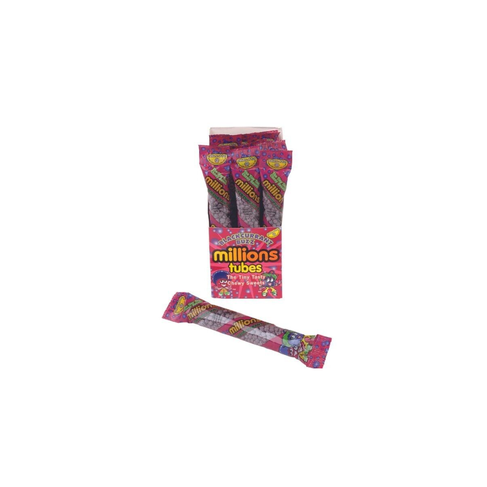 Millions Blackcurrant Buzz Tubes 55g