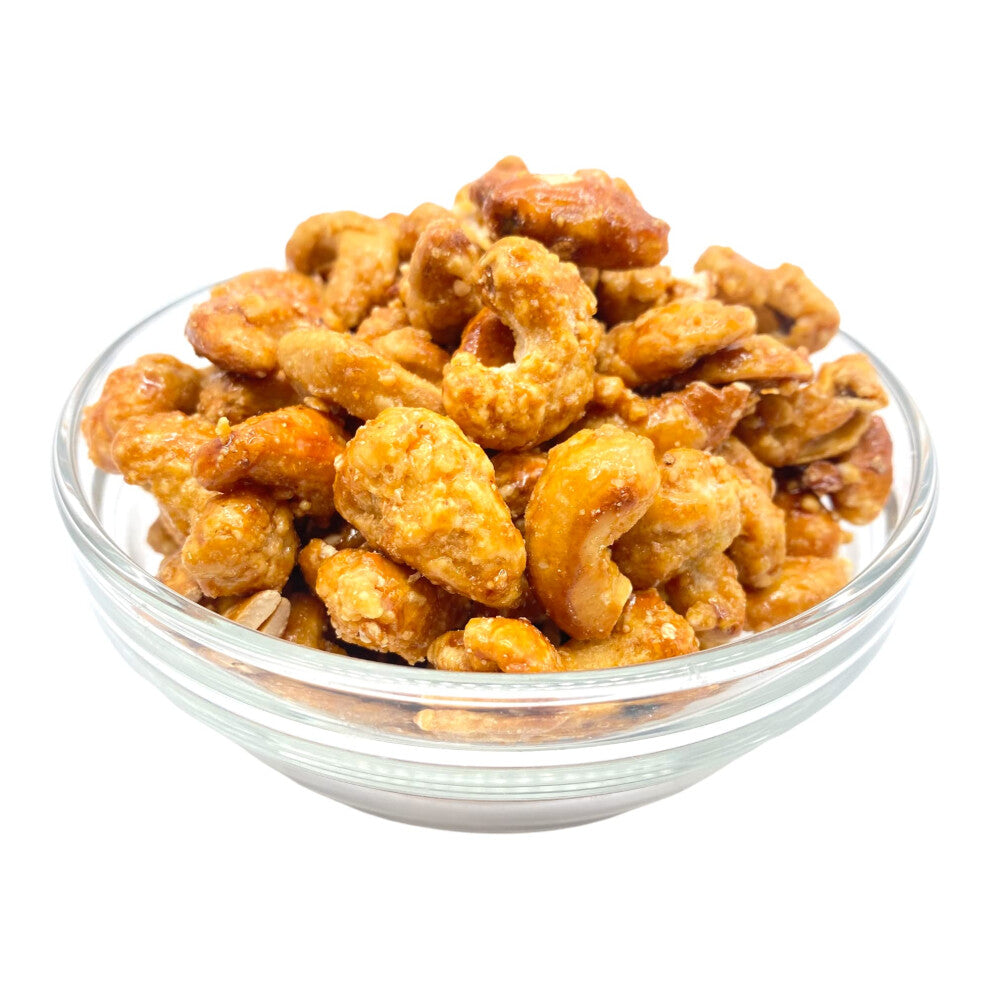 GoodFoodDelivered Honey Roasted Cashew Nuts 500g - Premium Quality, Freshly Roasted - Naturally Sweet & Crunchy - Great For Healthy Snacking,