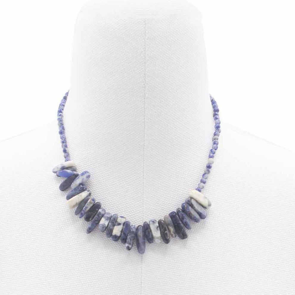 Longstone Gem Necklace Sodalite Gem Necklaces