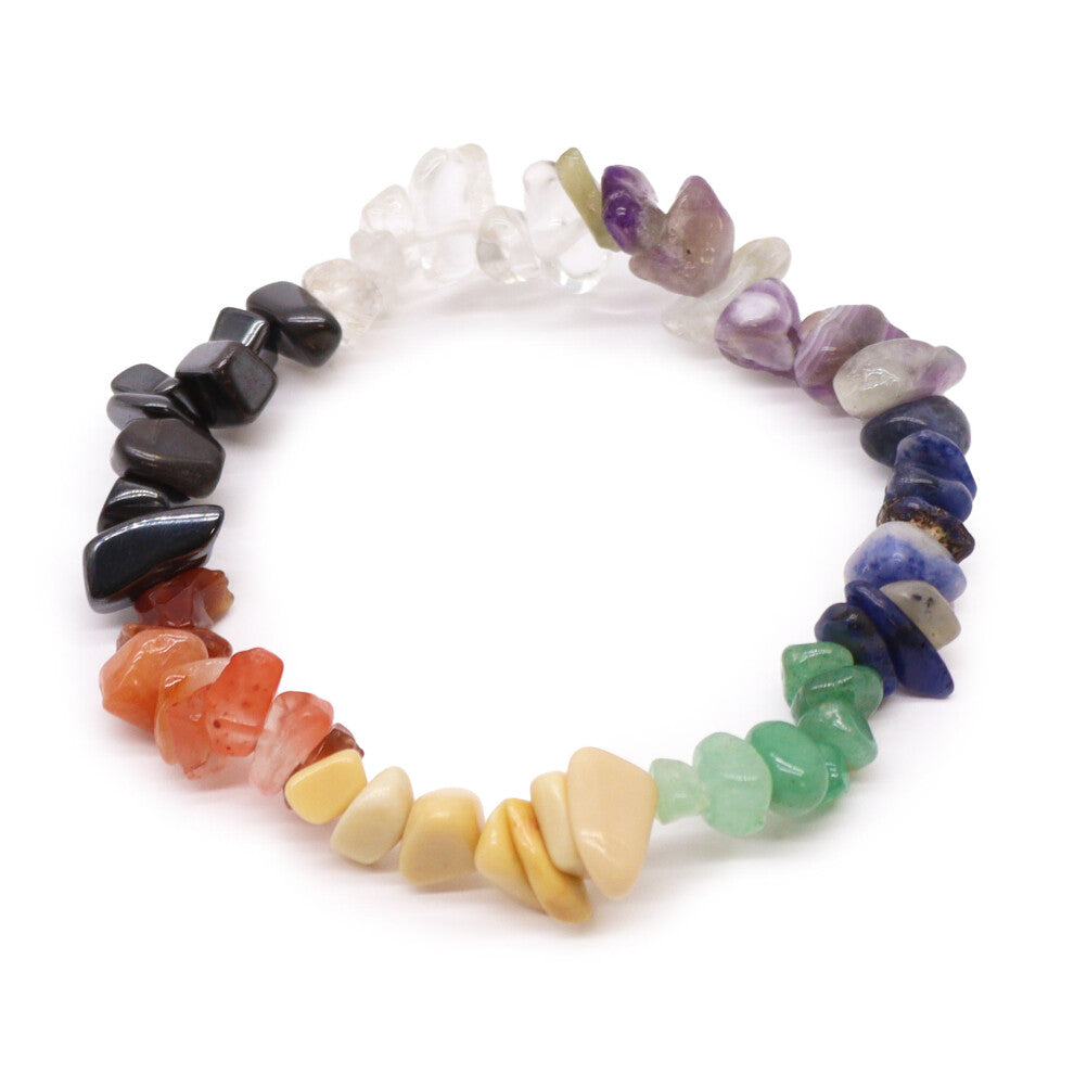 Chip Stone Bracelets Beautiful Chipstone Bracelet Chakra Stones