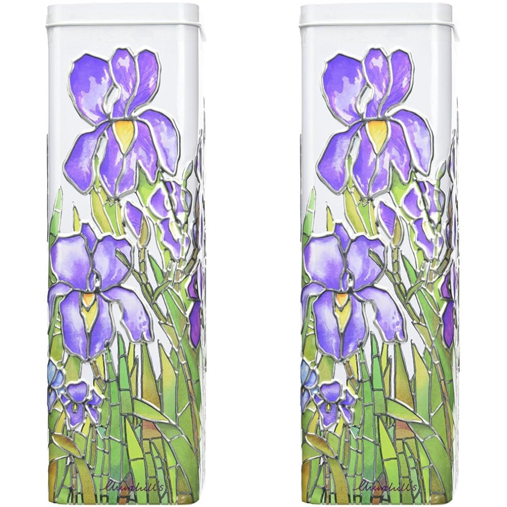 Churchill's Confectionery Iris Tin with Chocolate Chip Shortbread 250 g (Pack of 2)