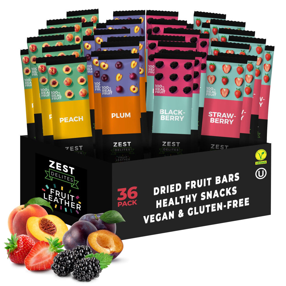 Fruit Snacks by Zest Delites, Dried Fruit, Fruit Leather, Healthy Snacks for Adults, Fruit Bars, Vegan Snacks, Lavashak, Healthy Sweets, Blackberry,