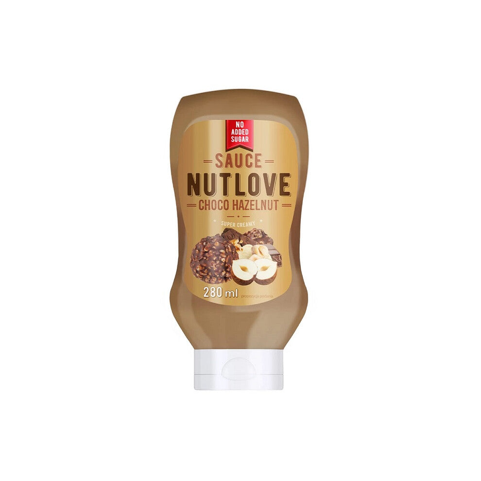 Nutlove Sauce, Choco Hazelnut - 280 ml.