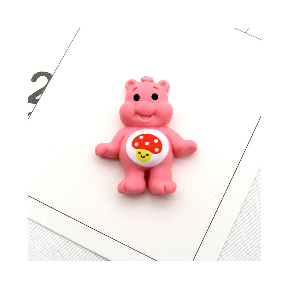 (RoseRed) Bears Cartoon Care Figuer Toys Resin Ornaments Cake Kids Gifts Decorations