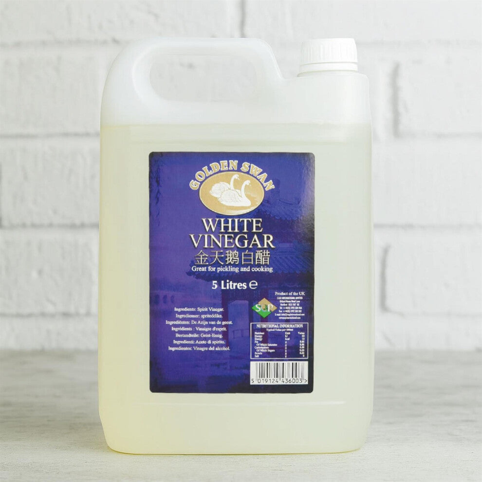 Golden Swan White Vinegar 5 Litre – Multipurpose for Cooking & Cleaning