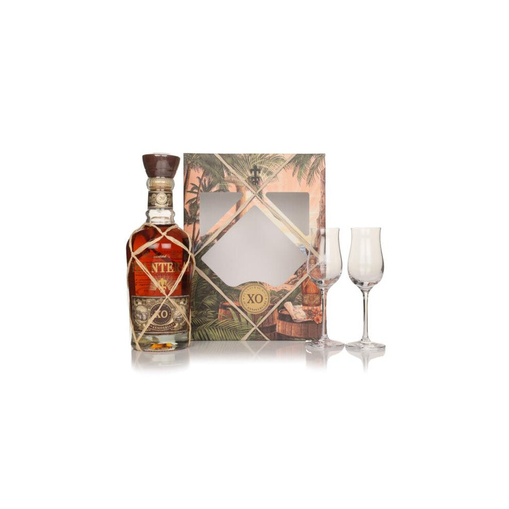 Planteray XO Barbados 20th Anniversary Gift Pack with 2x Glasses 70cl 40%