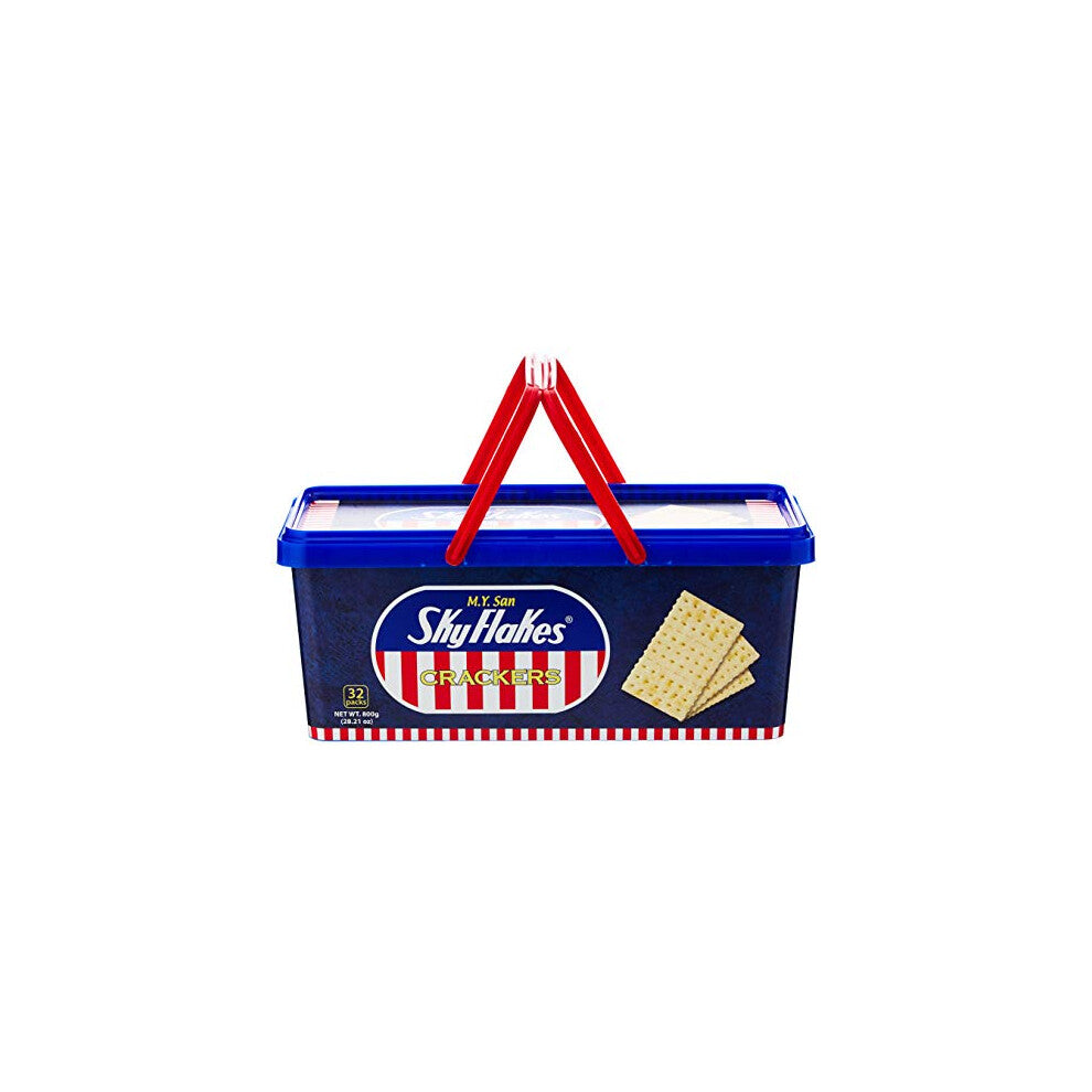 M.Y. San Skyflakes Cracker in Plastic Pail 800 g