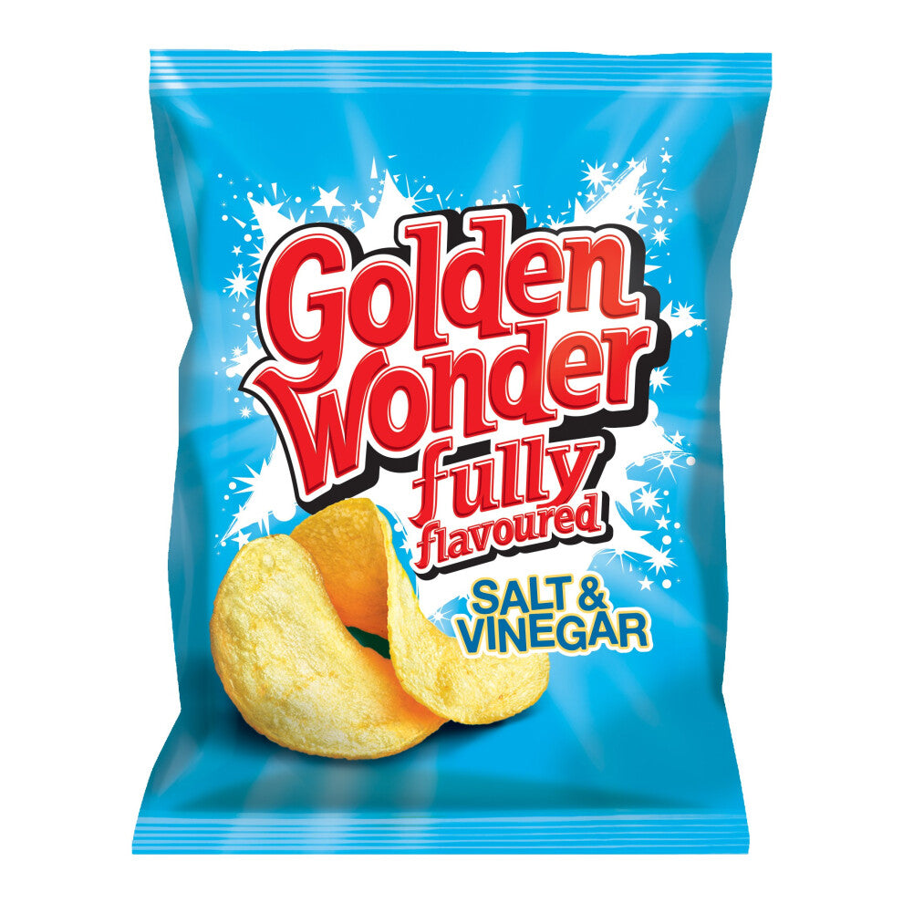 Tayto, Golden Wonder Salt and Vinegar Crisps, 32 x 32.5g