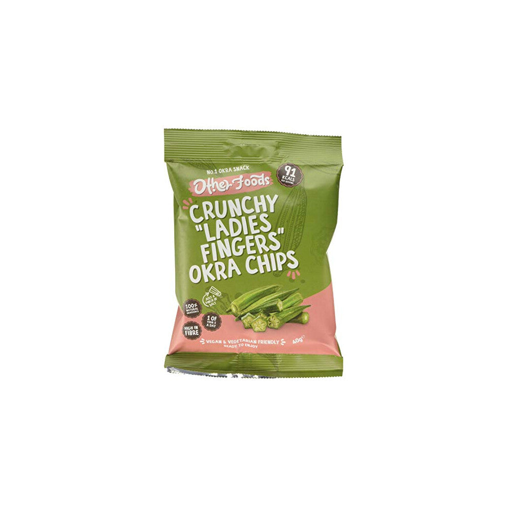 Other Foods Crunchy Ladies Fingers Okra Chips, 6*40g