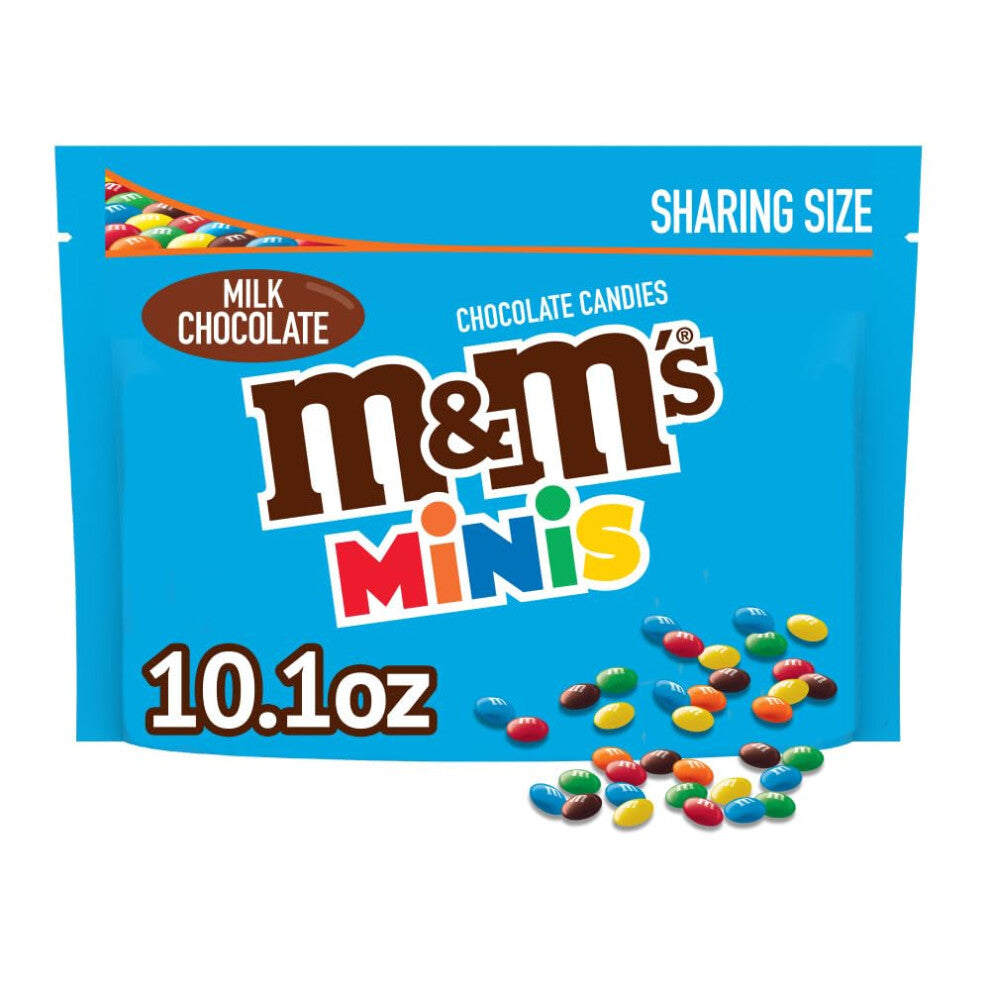 M&M'S Milk Chocolate Minis Candy Sharing Size Bag 286g
