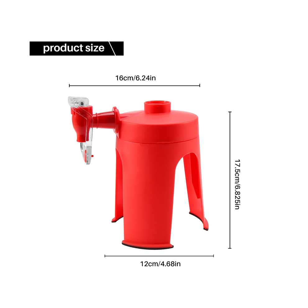 Soda Dispenser Drink Water Sprite, Red