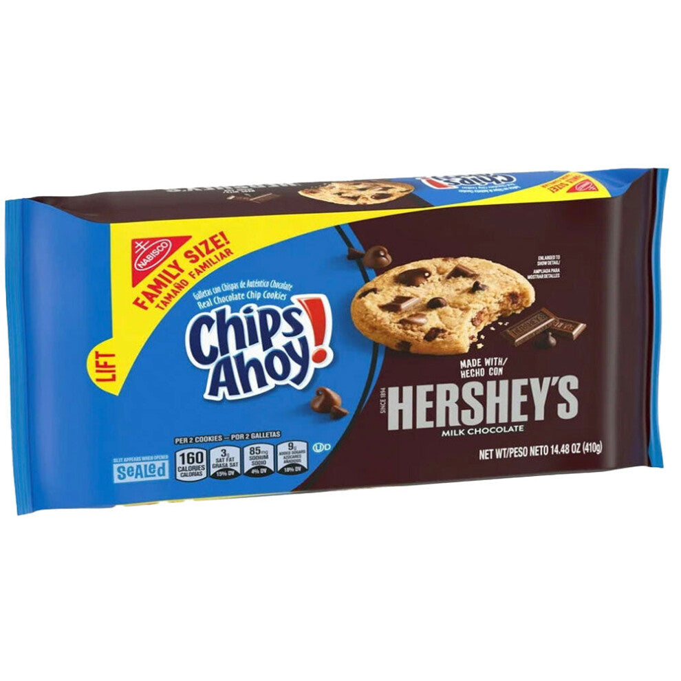 Chips Ahoy Milk Chocolate Hersheys Family Size 410g