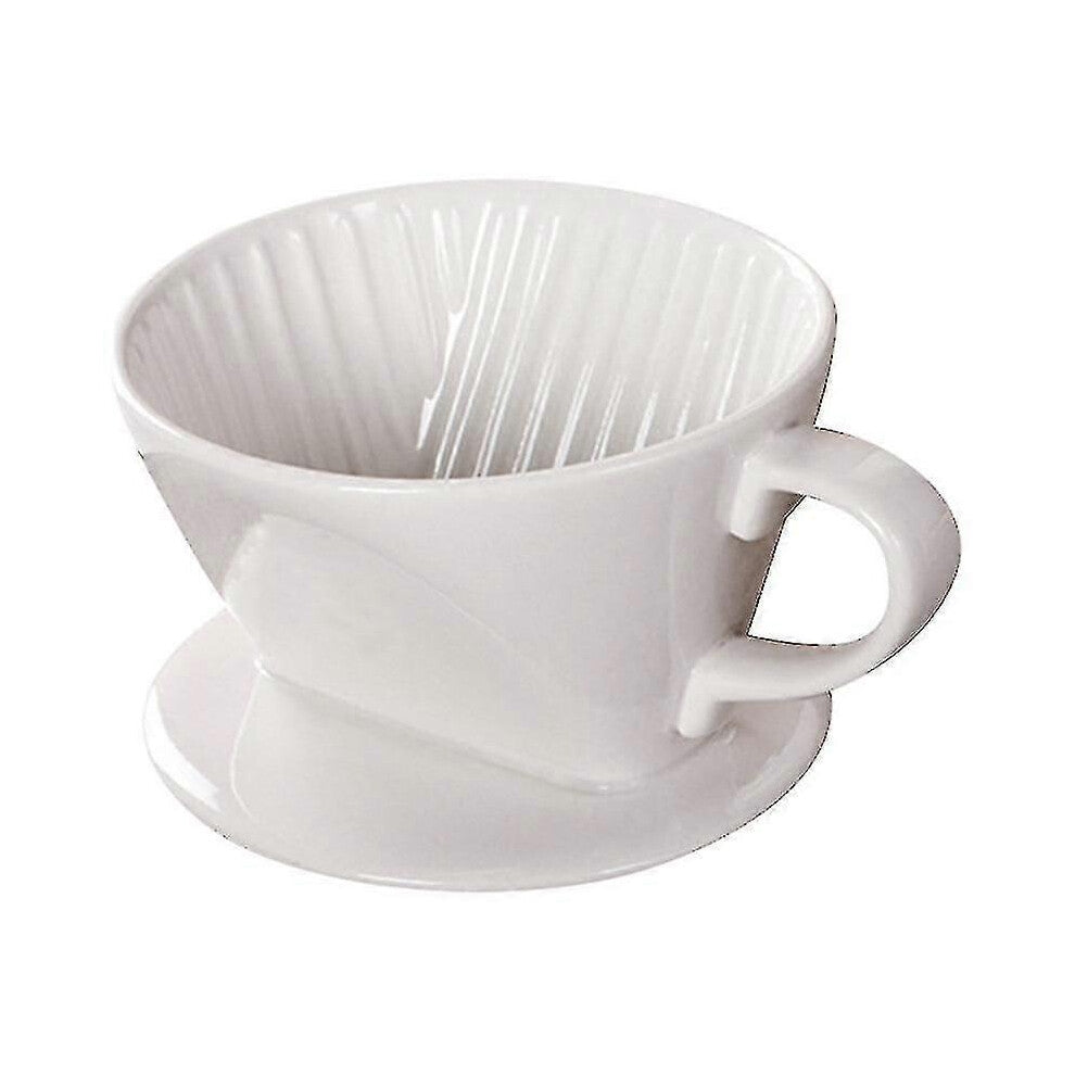 (As show, One size) Coffee Filter Practical Ceramic Coffee Filter Durable Accessories