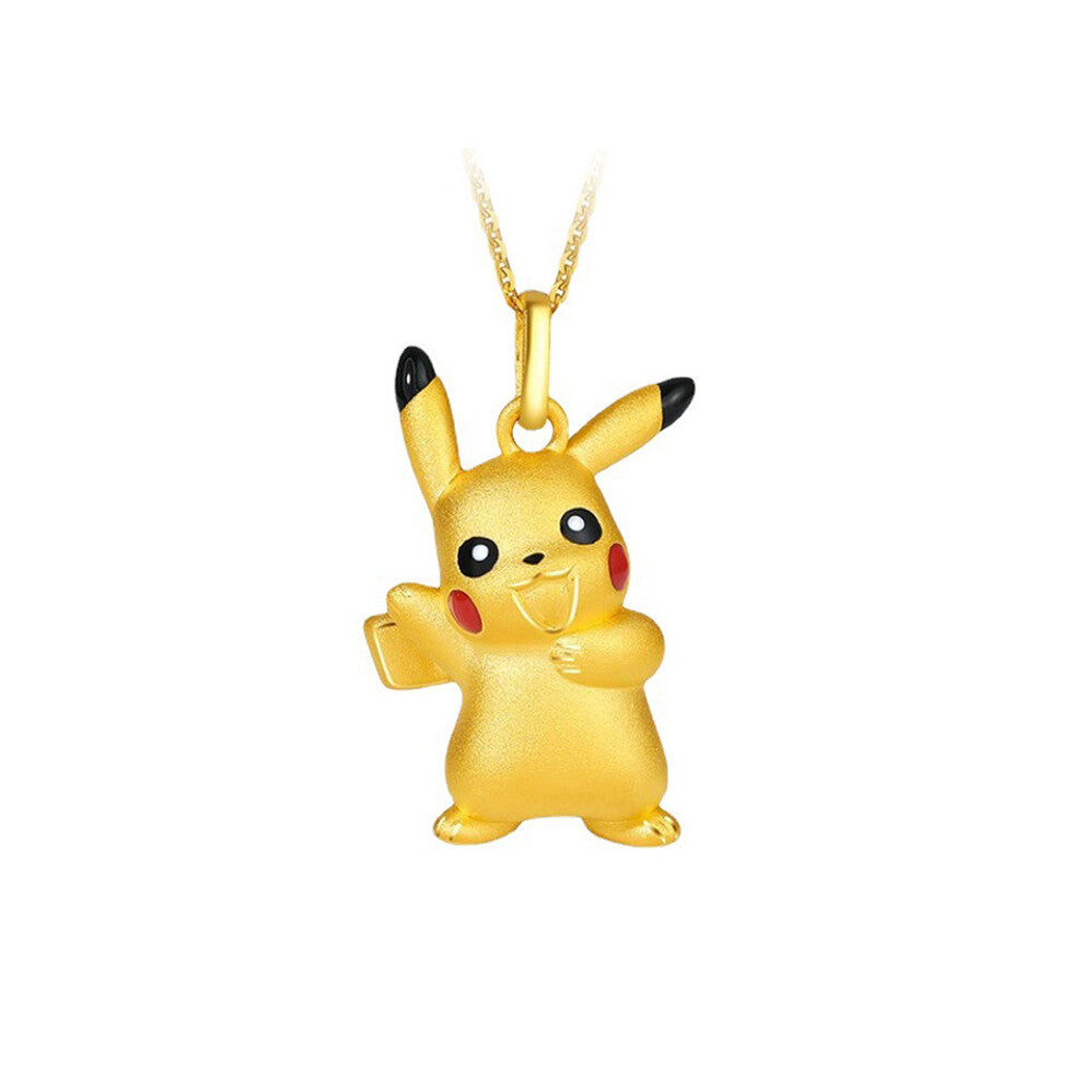 New Anime Necklace Charm Cartoon 3D Action Figure Toys Clavicle Chain 90s Y2K Jewelry Kids Women Birthday Kawaii Girlfriend Gift