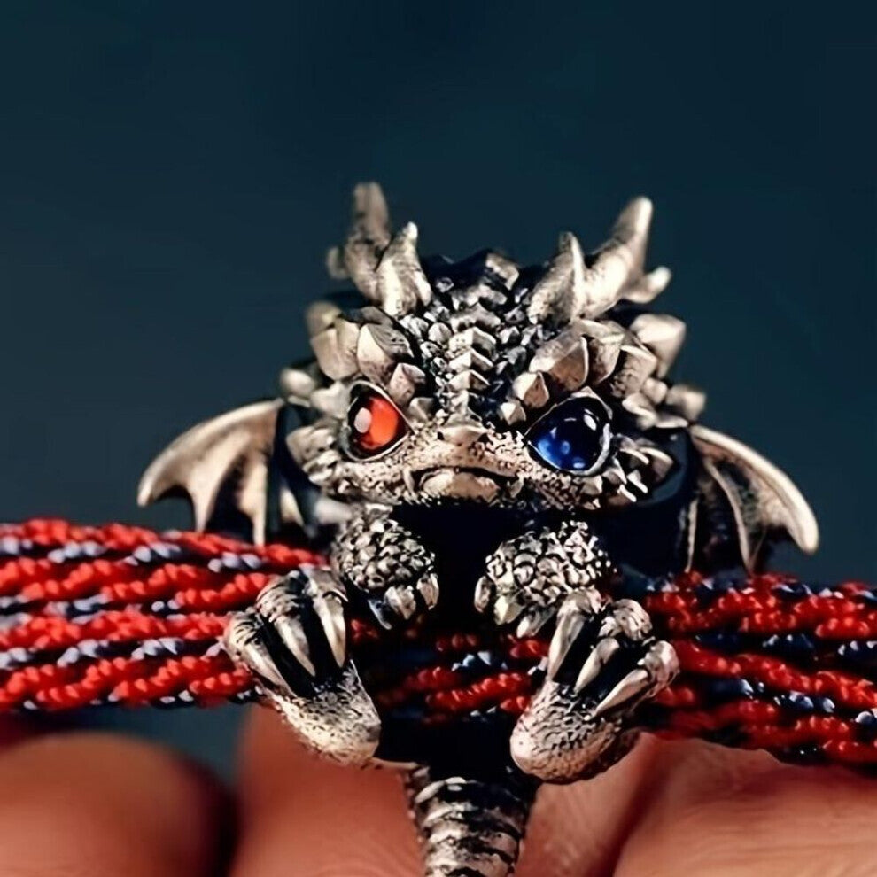 (orange) Elegant Dragon Charm Bracelet Versatile For Casual Attire