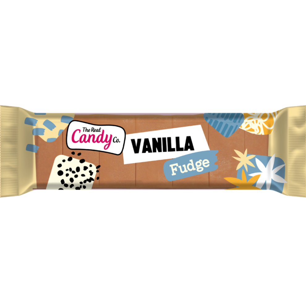 The Real Candy Co. Vanilla Fudge Bar 130g