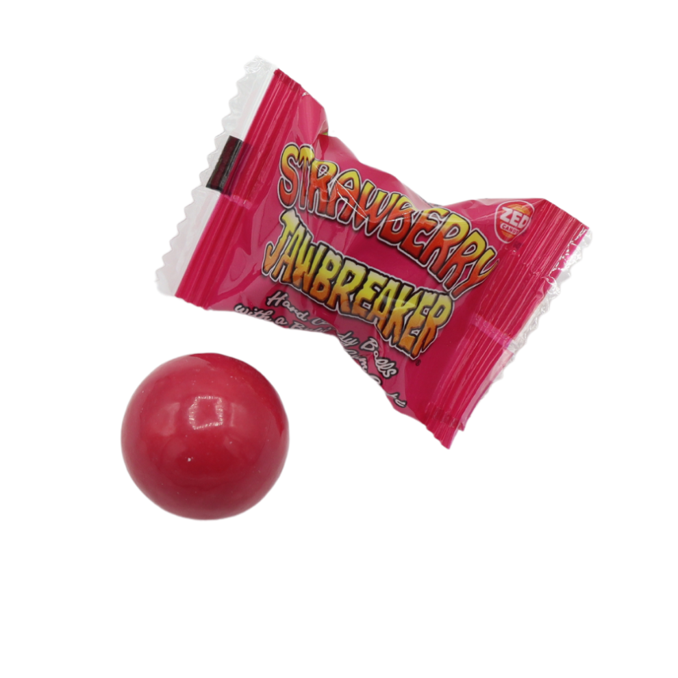 Zed Candy Strawberry Jawbreaker Bag 1kg
