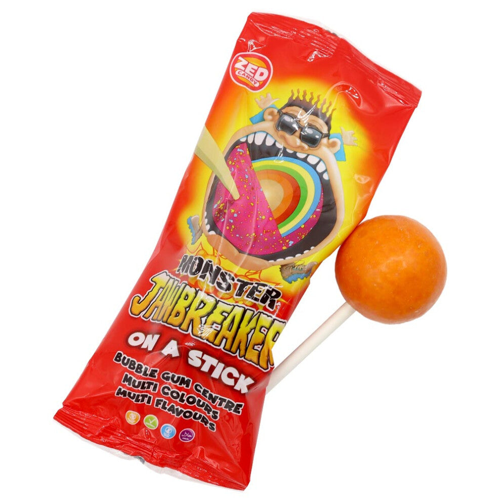 Zed Candy Monster Jawbreaker On A Stick 60g 69p PMP