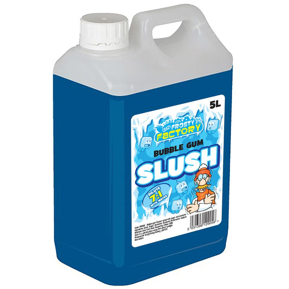 Crazy Frosty Factory Bubblegum Slush Syrup 5L
