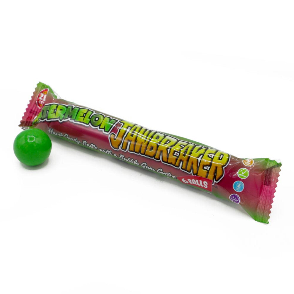 Zed Candy Watermelon Jawbreaker 6 Ball Pack 49.5g 50p PMP