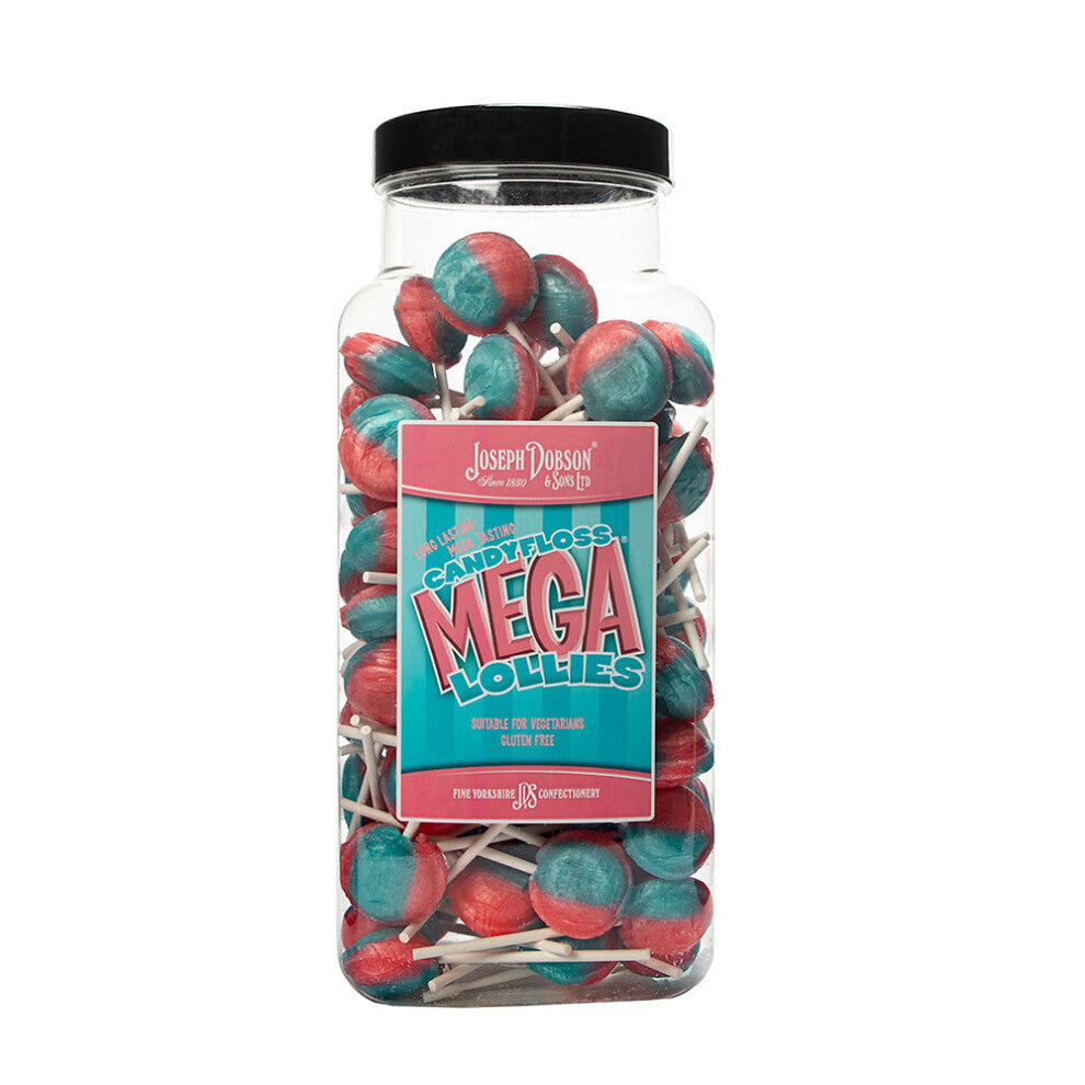 Dobsons Candyfloss Mega Lollies Jar