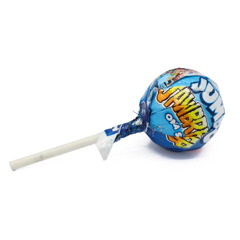 Zed Candy Jumbo Blue Raspberry Apple Jawbreaker On A Stick 35g 30p PMP