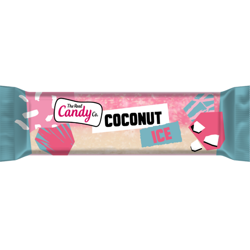 The Real Candy Co. Coconut Ice Bar 130g