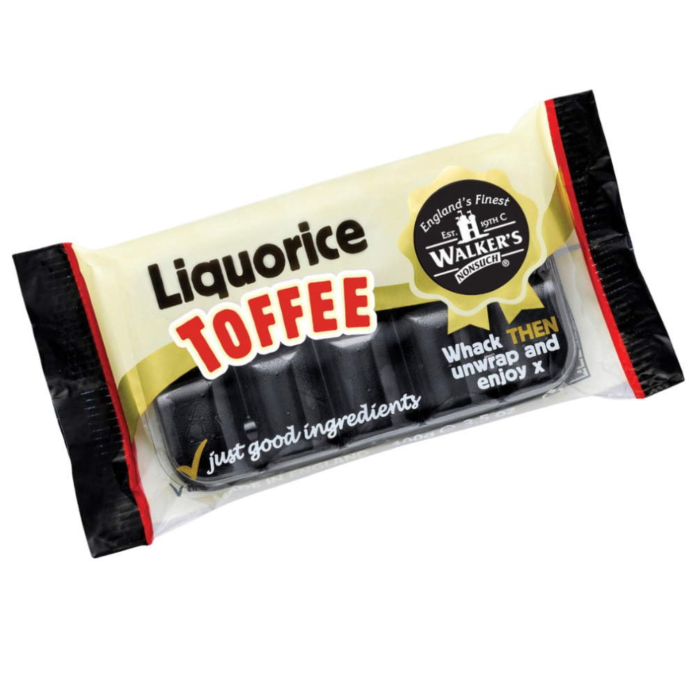 Walker's Nonsuch Liquorice Toffee Bars 100g