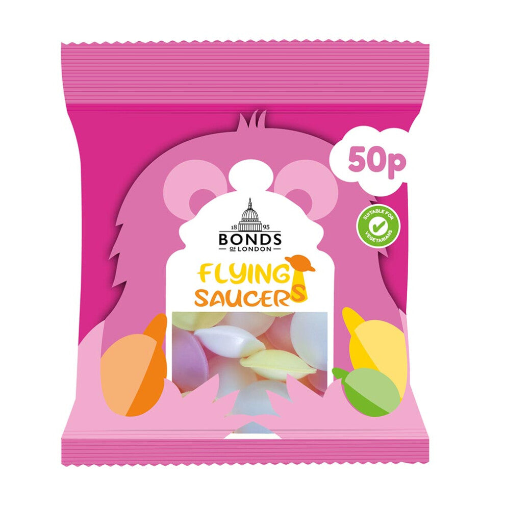 Bonds Flying Saucers Treat Bags 12g 50p PMP