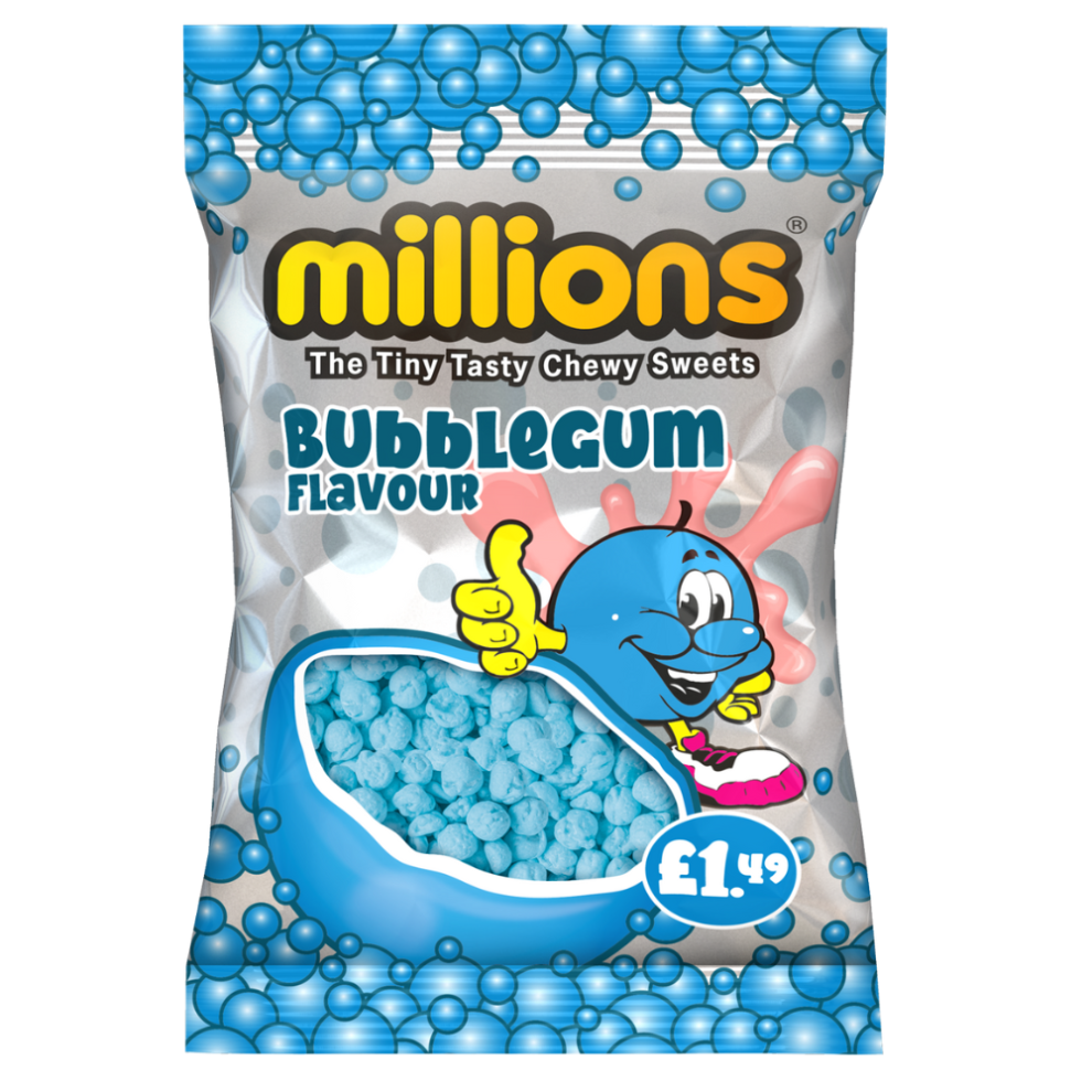 Millions Bubblegum Bag 110g 1.49 PMP