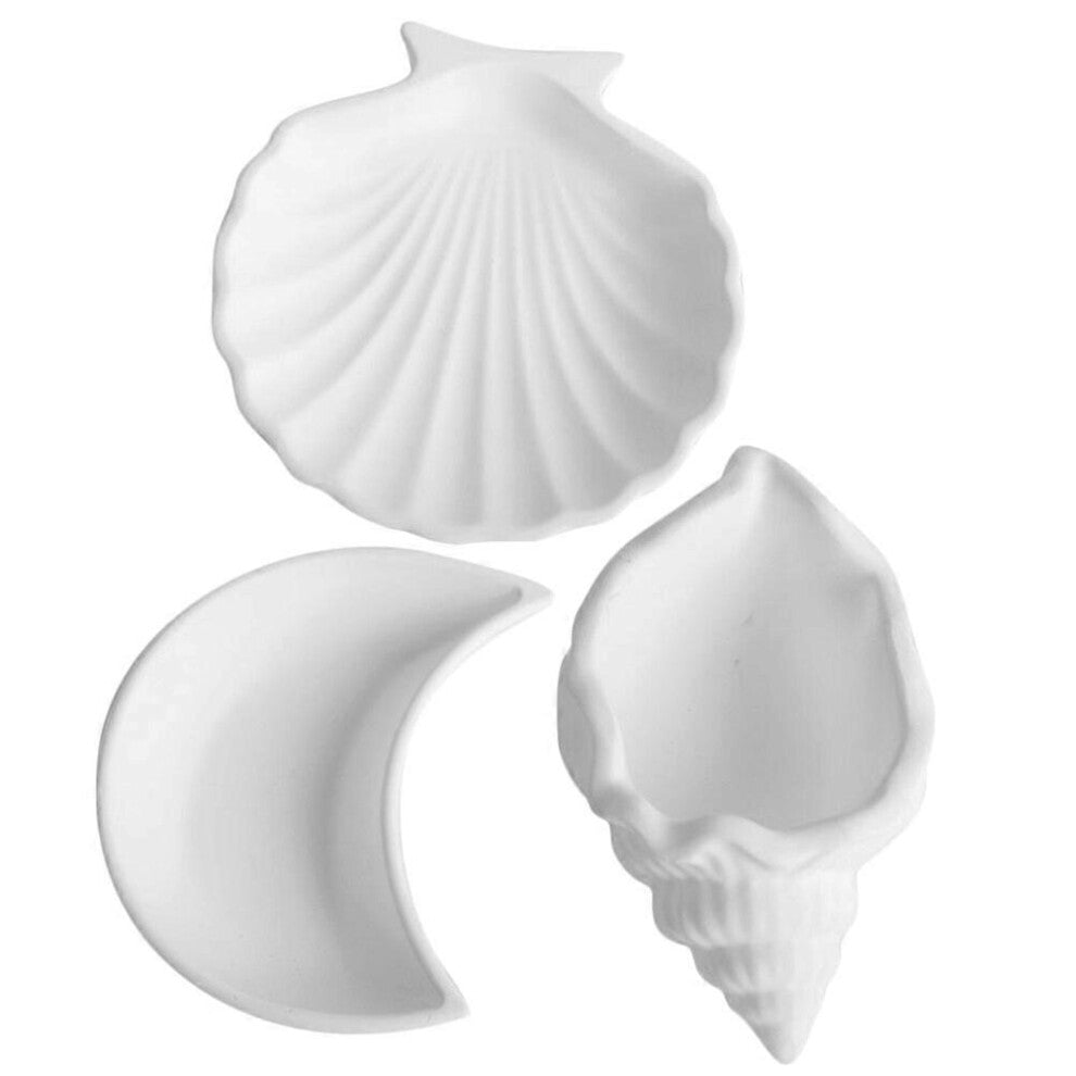 (As show, One size) 3pcs Jewelry Display Plates Necklace Earrings Storage Dishes Decorative Jewelry Organizer Trays