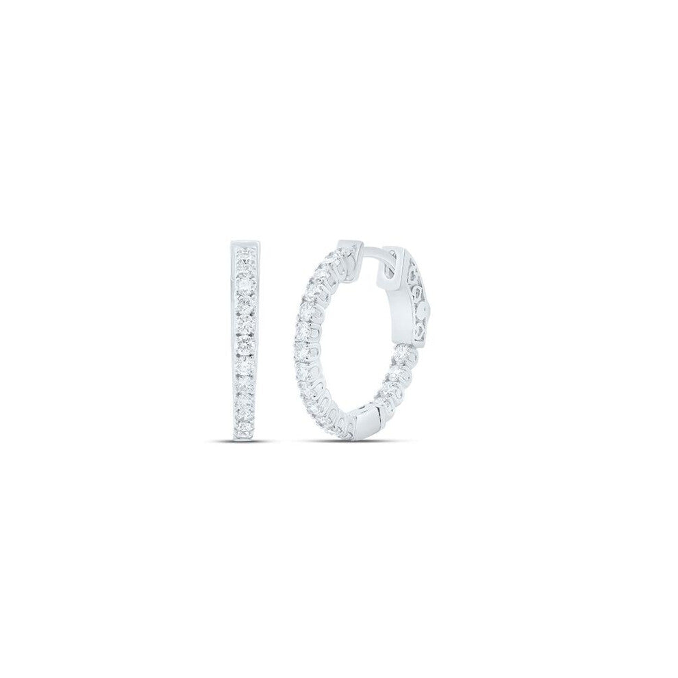 Gold N Diamonds 186732 0.75 CTW Diamond CN Fashion Hoops Earring