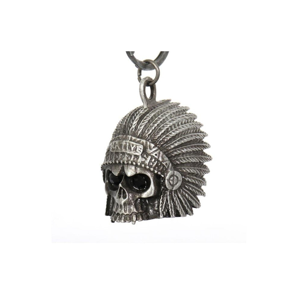 Hot Leathers BEM1026 Native Stones Pendant - Black