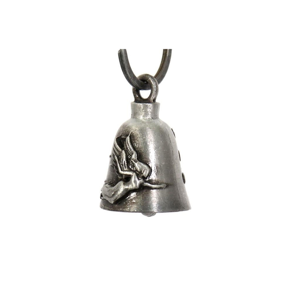 Hot Leathers BEM1015 Angel I Love You Bell Pendant - Silver