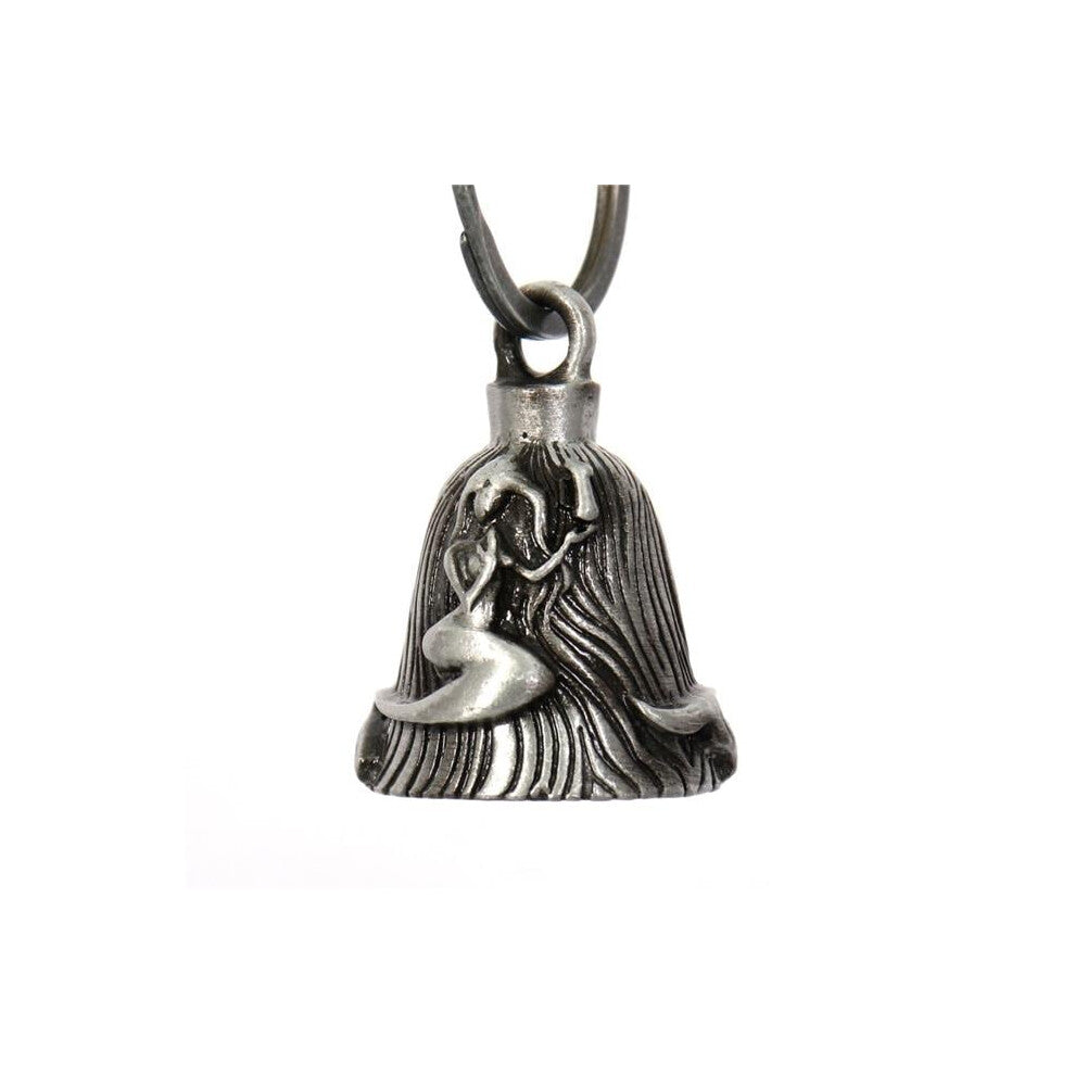 Hot Leathers BEM1018 Mermaid Bell Pendant - Silver