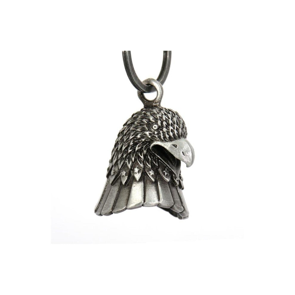 Hot Leathers BEM1043 Eagle Scream Bell Pendant - Silver