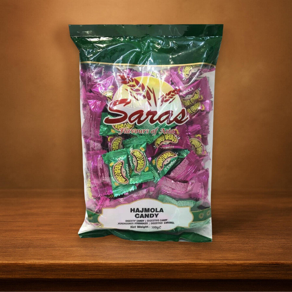 Saras Hajmola Candy 300g | Tangy & Spicy Digestive Candy | Traditional Indian Churan Candy for Digestion & Refreshment