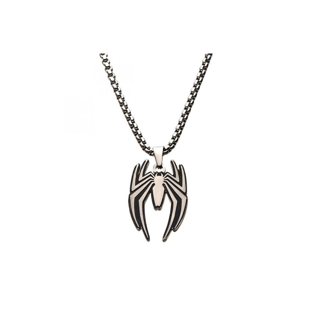 Spider-Man 883409 22 in. Game Logo Pendant Necklace for Women, Silver